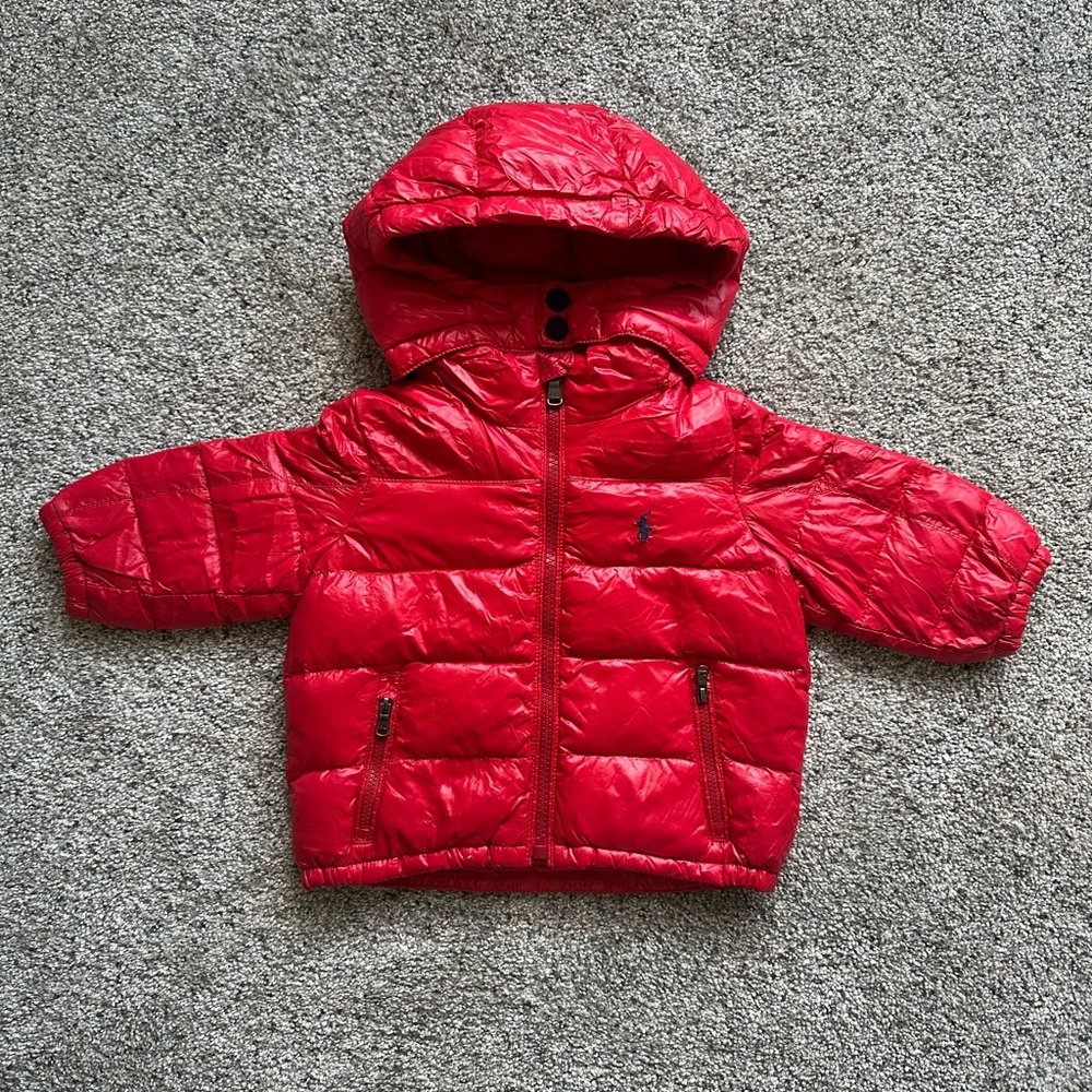 Ralph Lauren Vibrant Red Puffer Jacket
